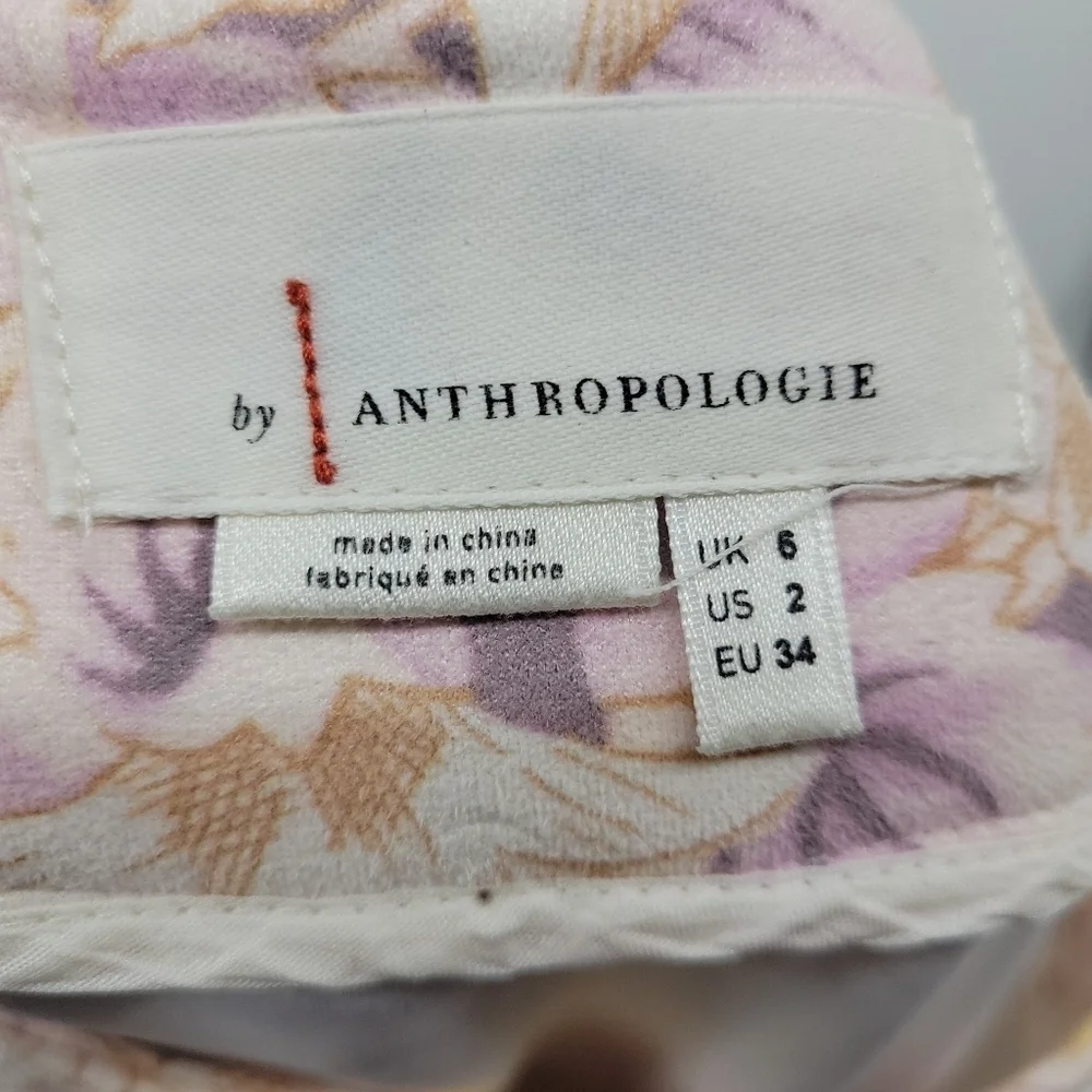 Anthropologie womens ruffled